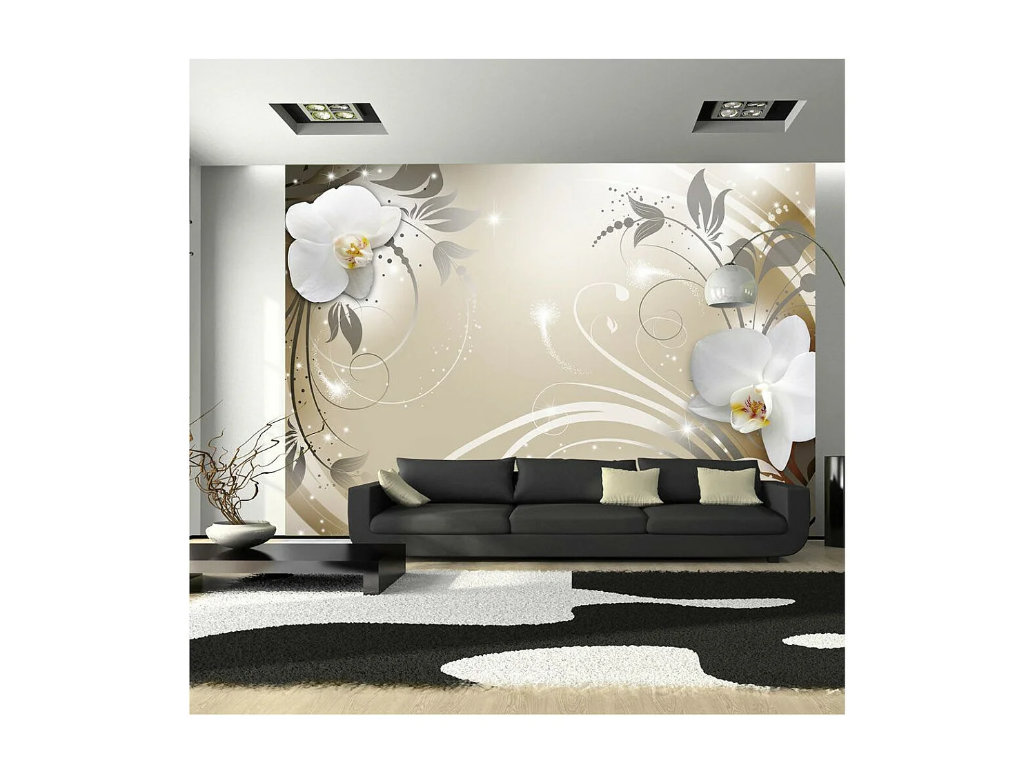 Papier Peint "Gold Dance" 175 x 250 cm