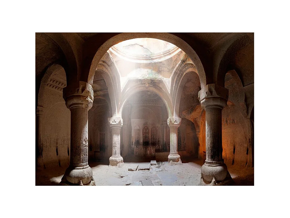 Papier Peint "Old Temple" 70 x 100 cm