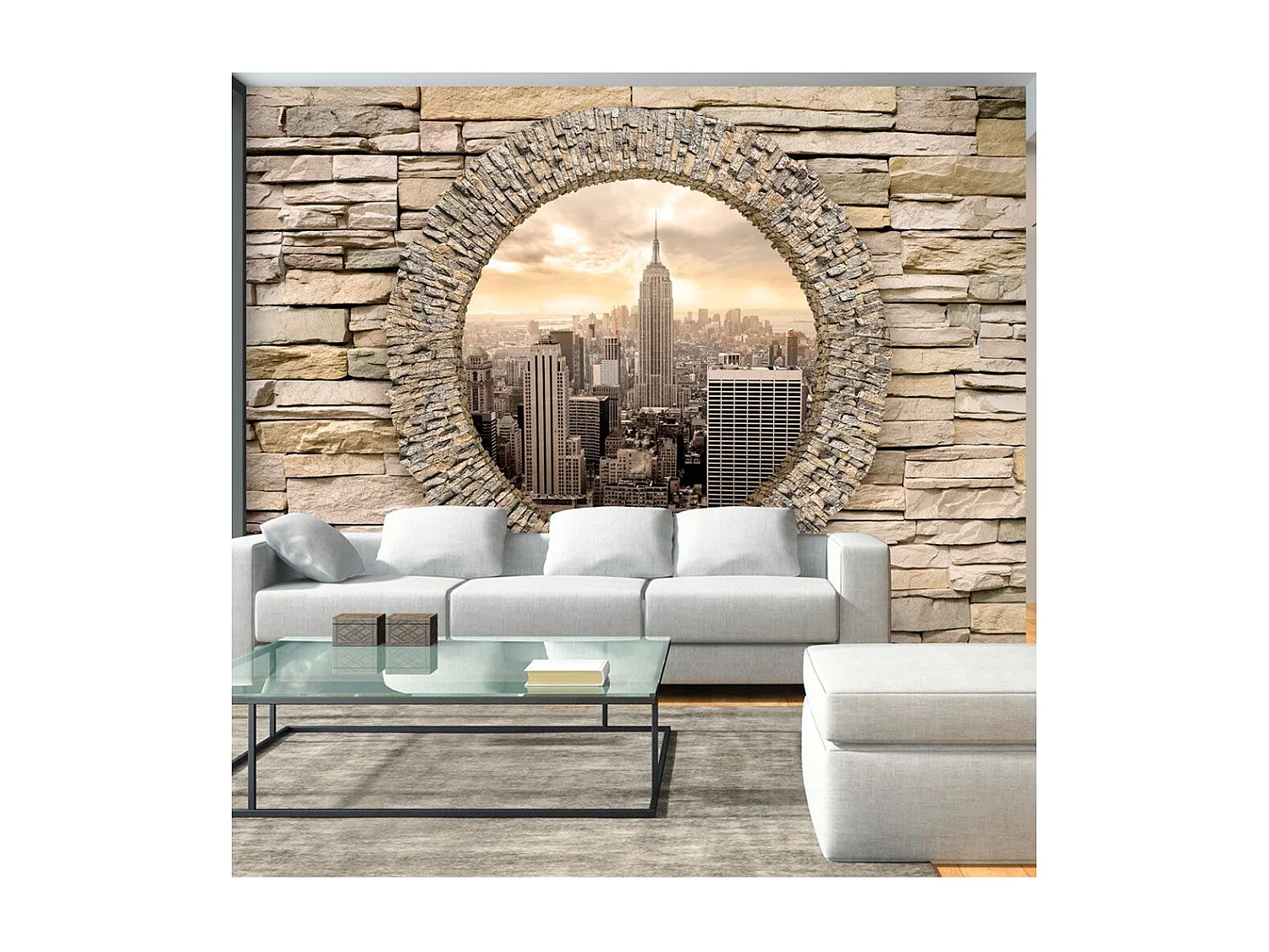 Papier Peint "Hidden City" 245 x 350 cm