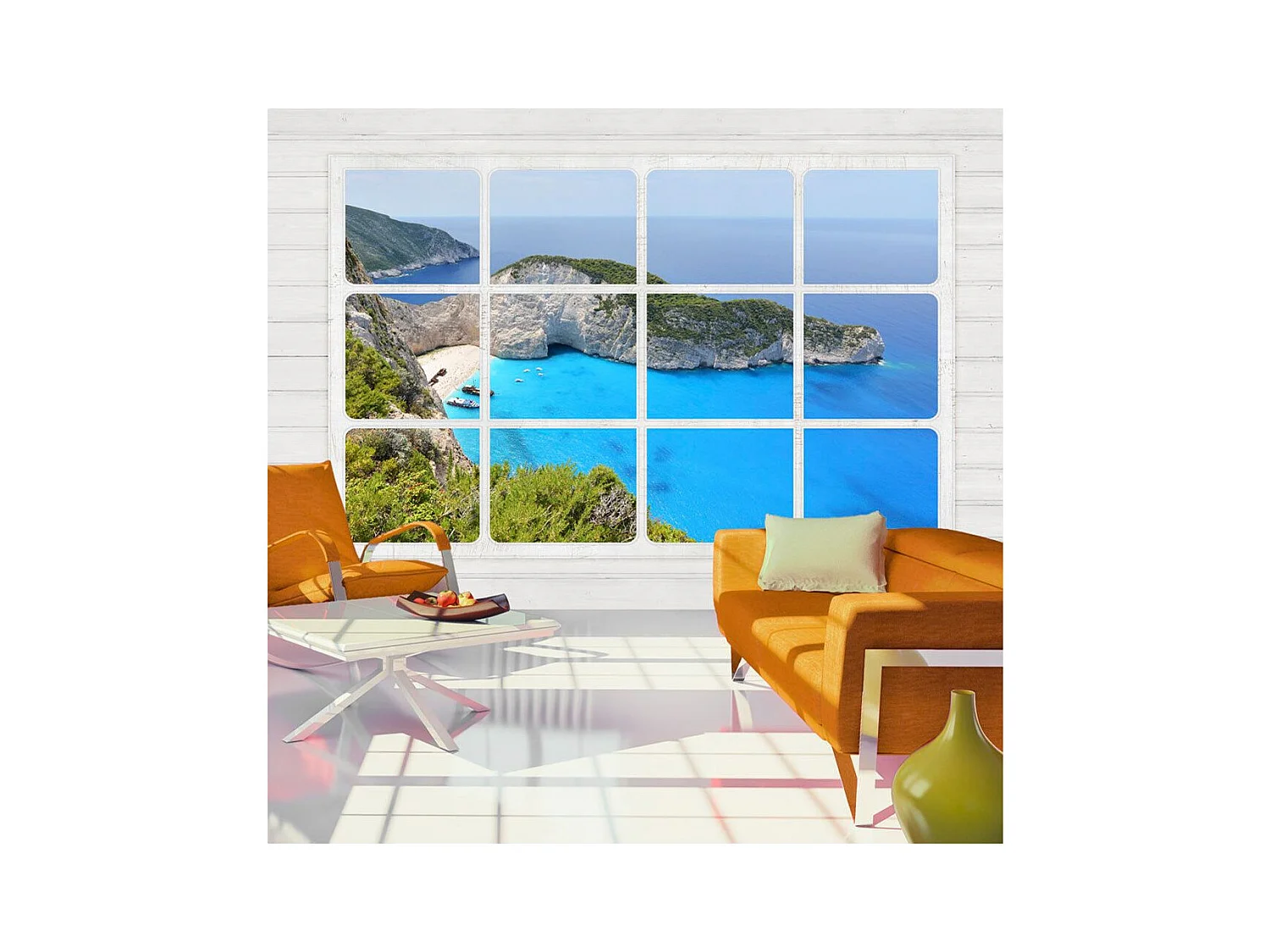 Papier Peint "Window on the World" 210 x 300 cm