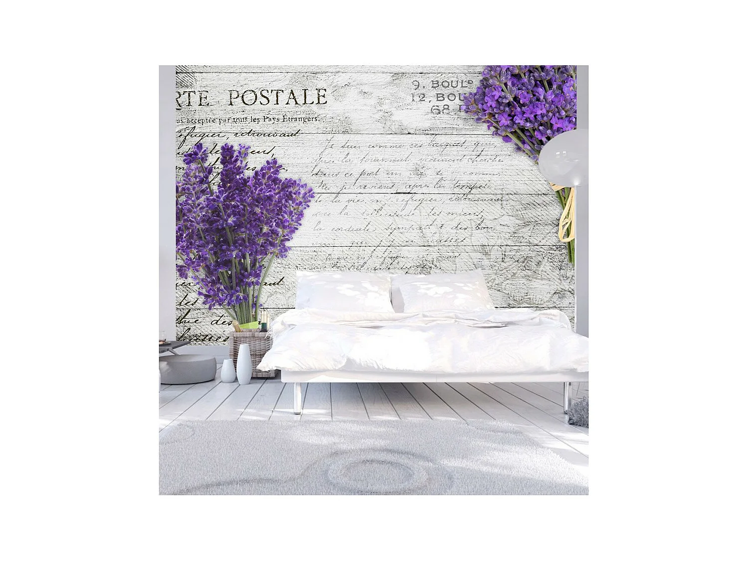 Papier Peint "Lavender Postcard" 105 x 150 cm