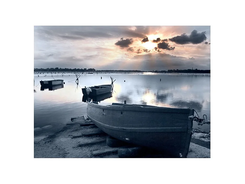 Papier Peint "Little Port Boats" 193 x 250 cm