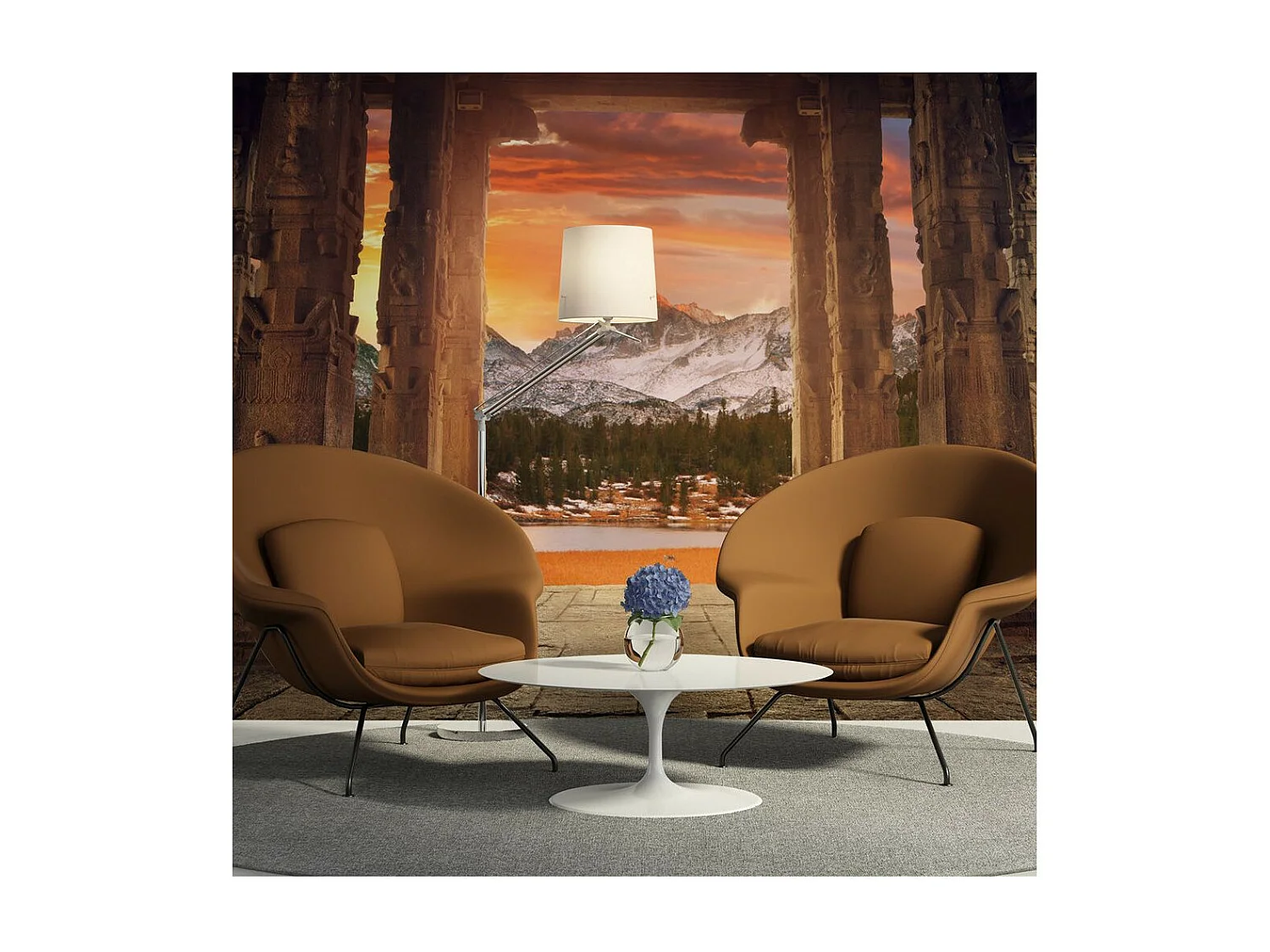 Papier Peint "Trail of Rocky Temples" 270 x 350 cm