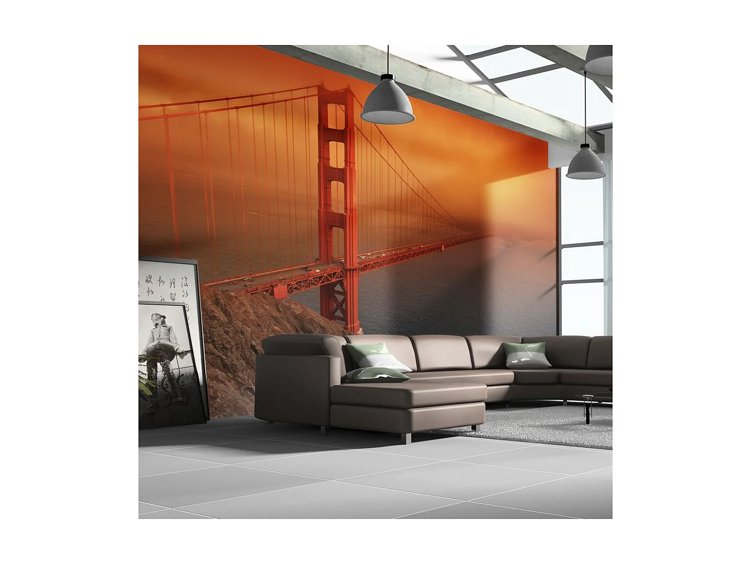 Papier Peint "Pont du Golden Gate" 154 x 200 cm