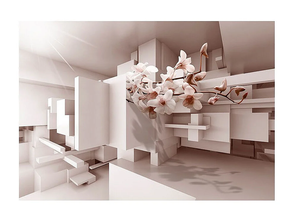 Papier Peint "Garden of Future" 105 x 150 cm