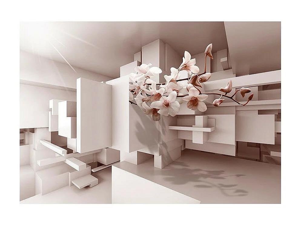 Papier Peint "Garden of Future" 105 x 150 cm