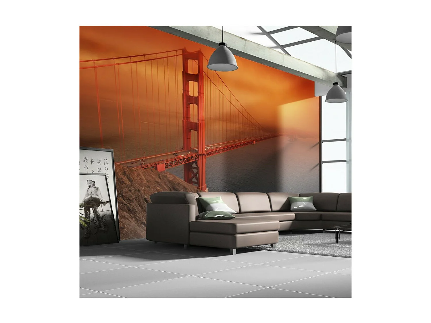 Papier Peint "Pont du Golden Gate" 270 x 350 cm