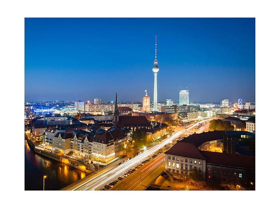 Papier Peint "Berlin By Night" 231 x 300 cm