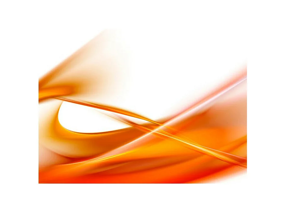 Papier Peint "Abstraction Orange" 270 x 350 cm
