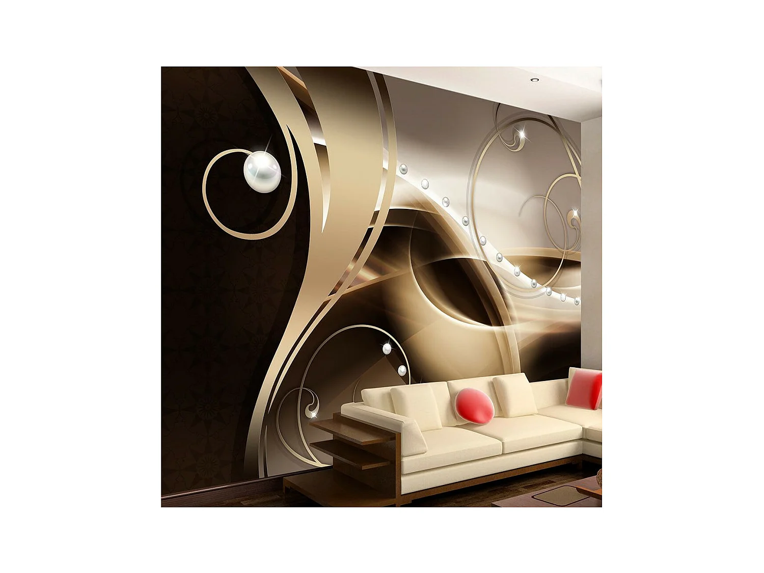 Papier Peint "Cafe Latté" 140 x 200 cm