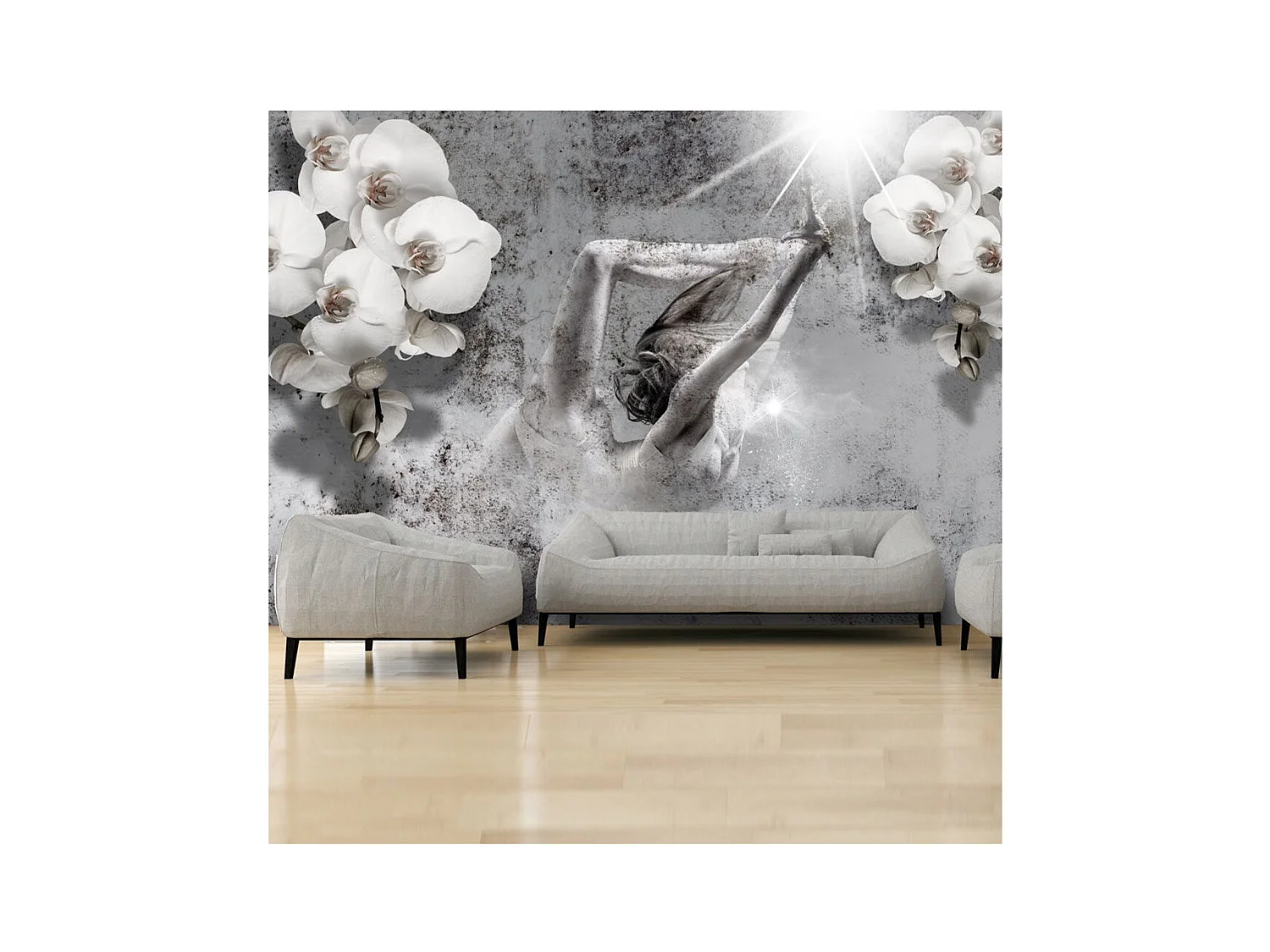 Papier Peint "Arrangement with Orchid" 175 x 250 cm