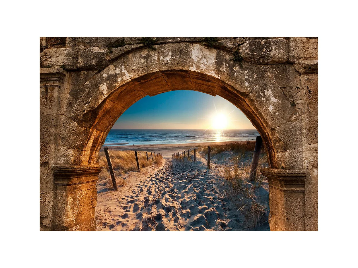 Papier Peint "Arch & Beach" 140 x 200 cm