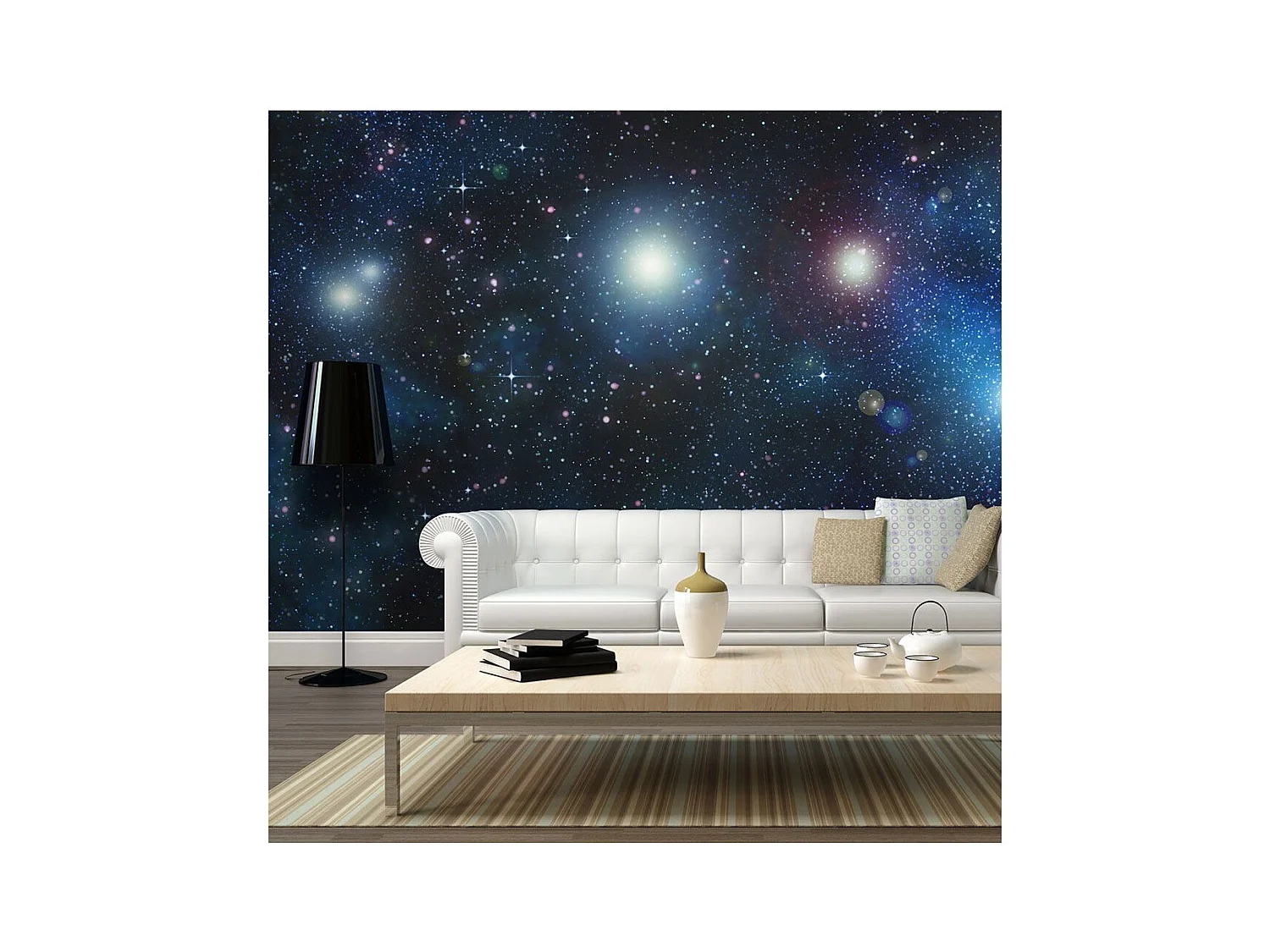 Papier Peint "Des Milliers D'étoiles Brillantes" 154 x 200 cm