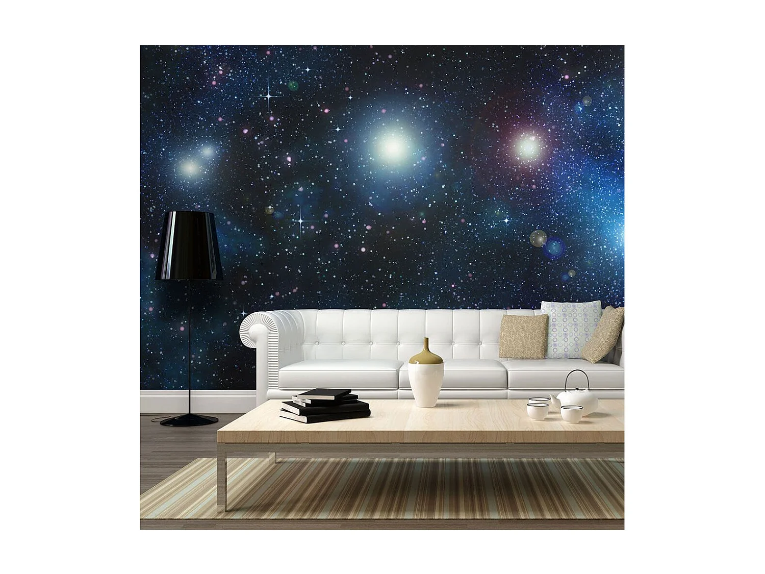 Papier Peint "Des Milliers D'étoiles Brillantes" 154 x 200 cm