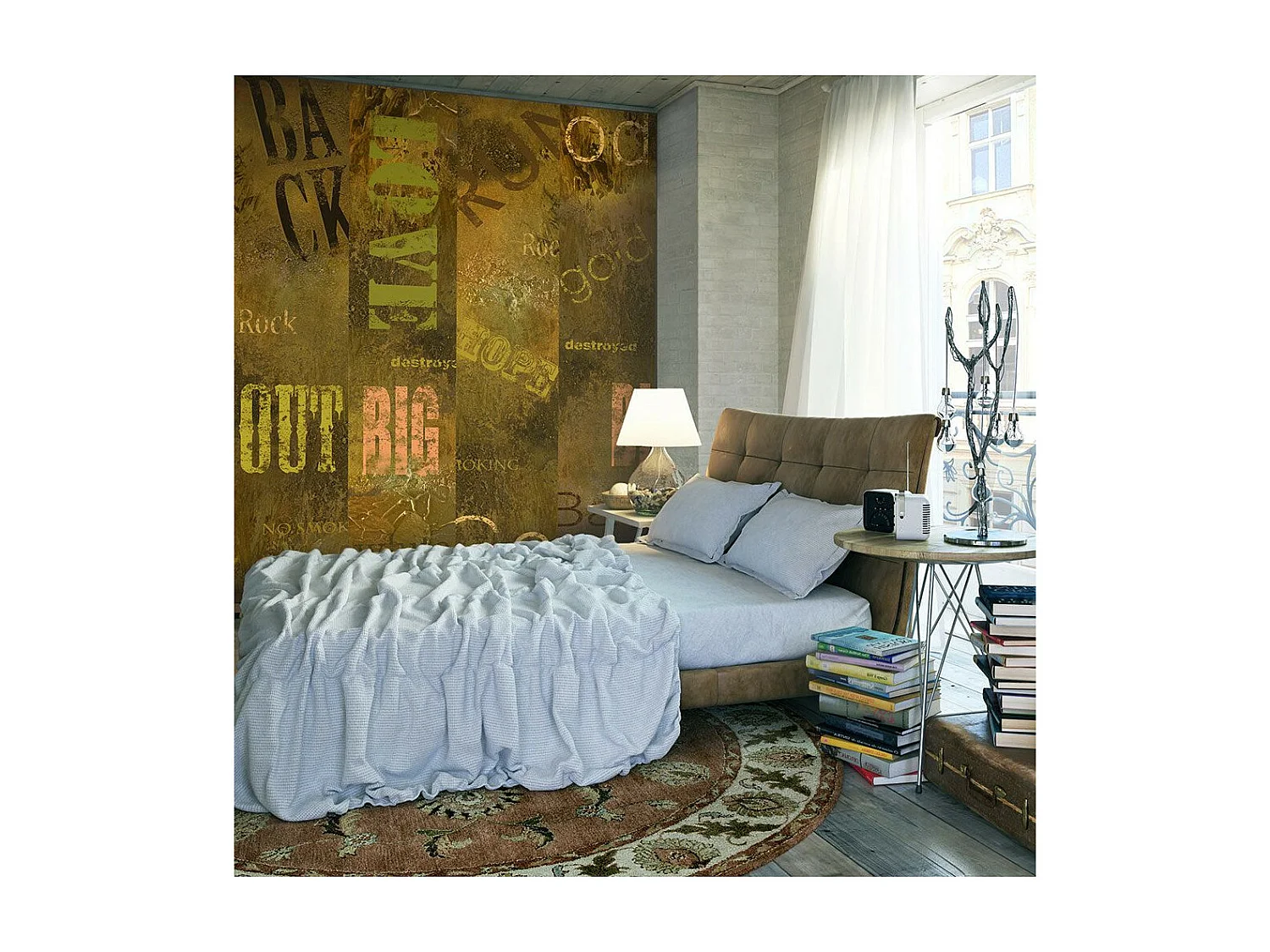 Papier Peint "Concrete Epigraph" 50x1000cm