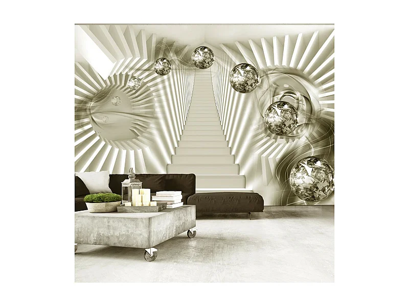 Papier Peint "Take the Stairs To Spacetime" 175 x 250 cm