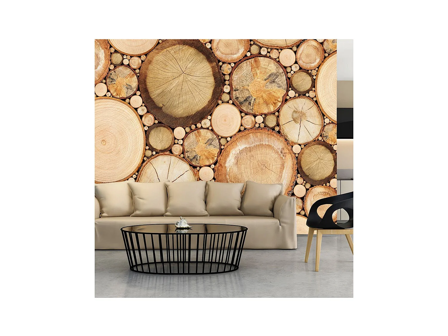 Papier Peint "Grains de Bois" 105 x 150 cm