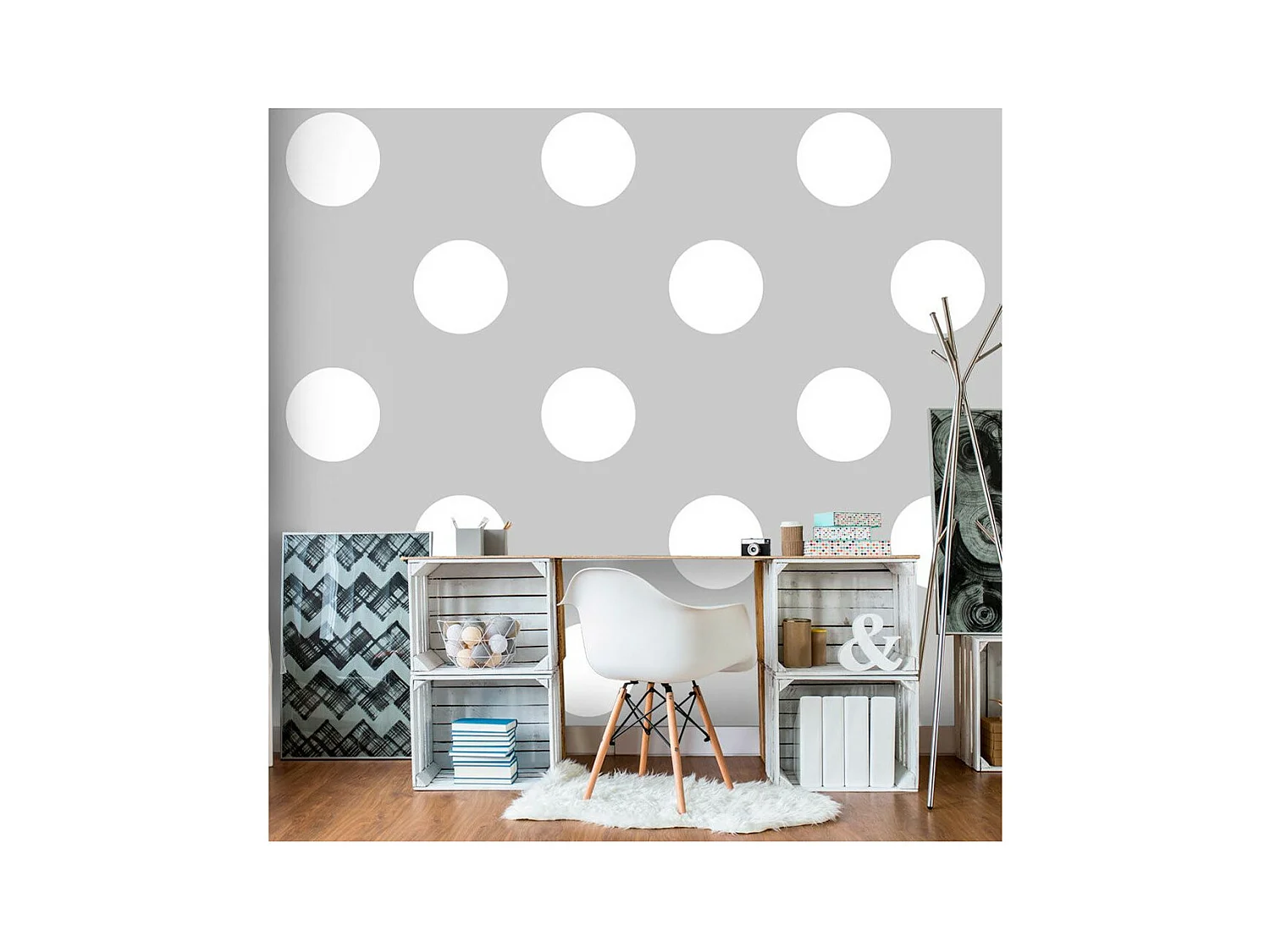 Papier Peint "Charming Dots II" 140 x 200 cm