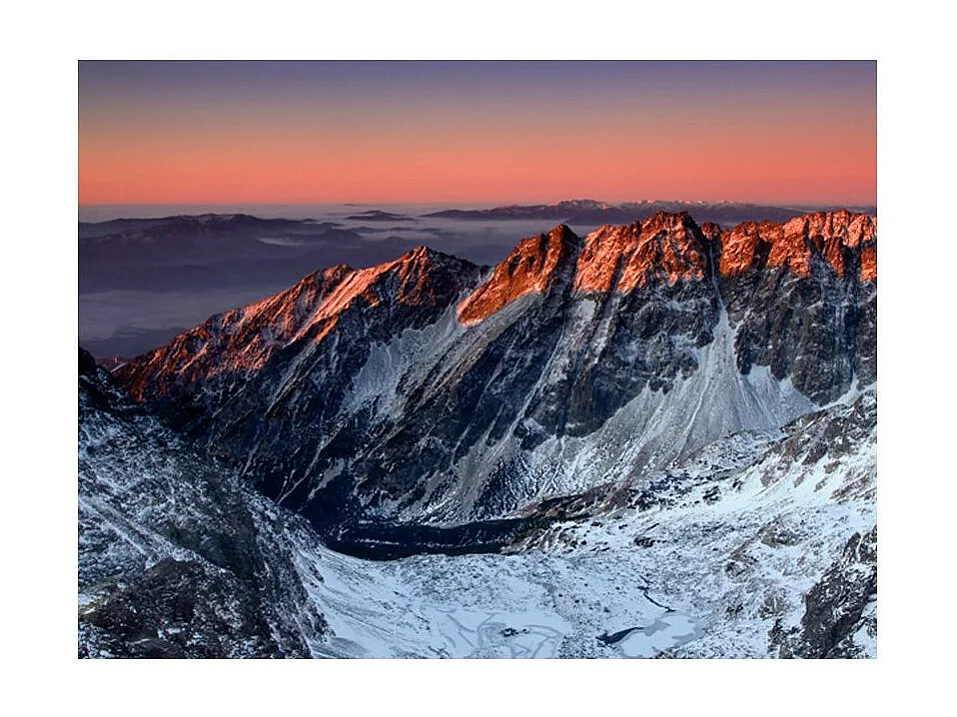 Papier Peint "Beautiful Sunrise in the Rocky Mountains" 193 x 250 cm