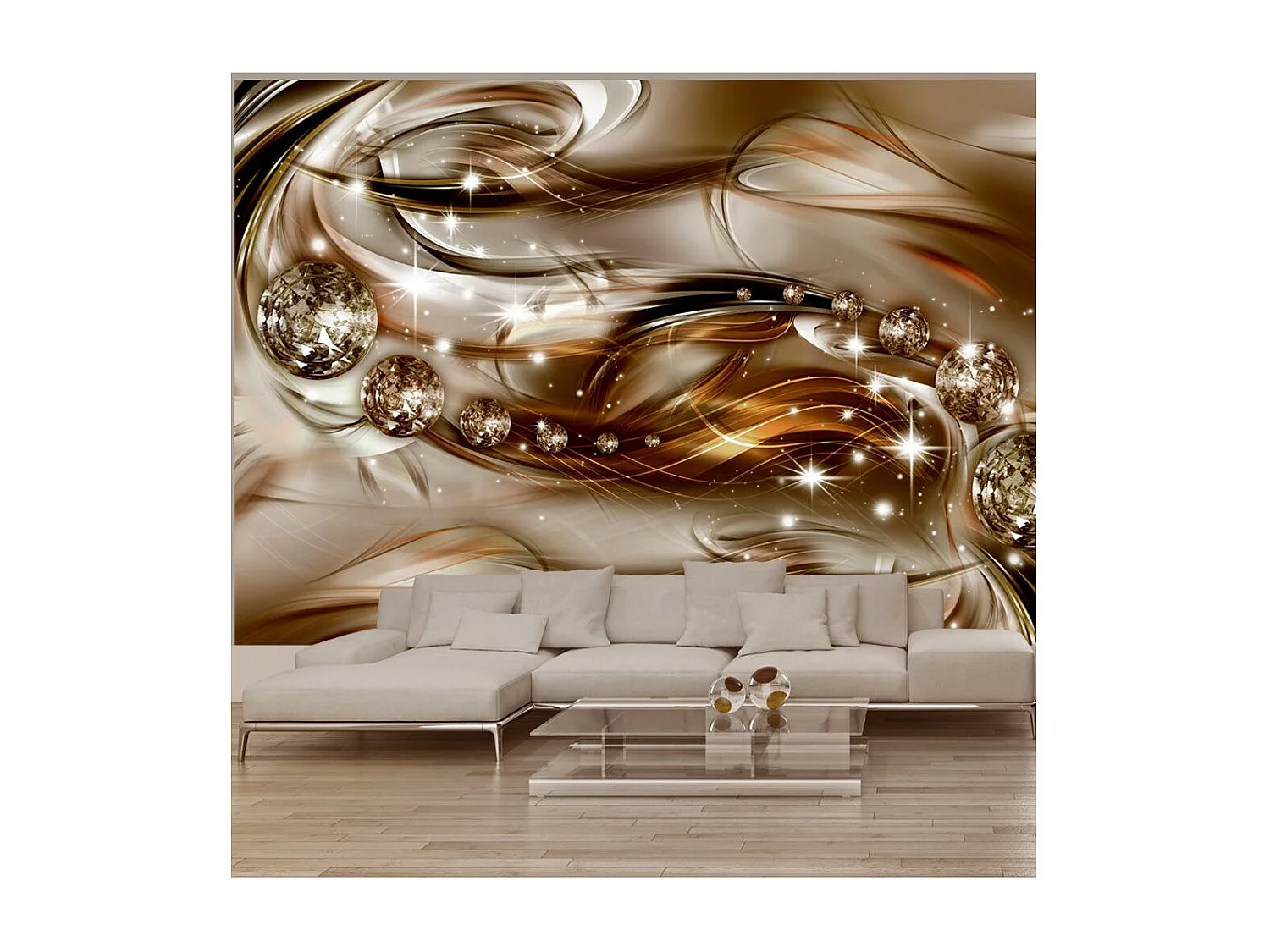 Papier Peint "Chocolate Tide" 175 x 250 cm