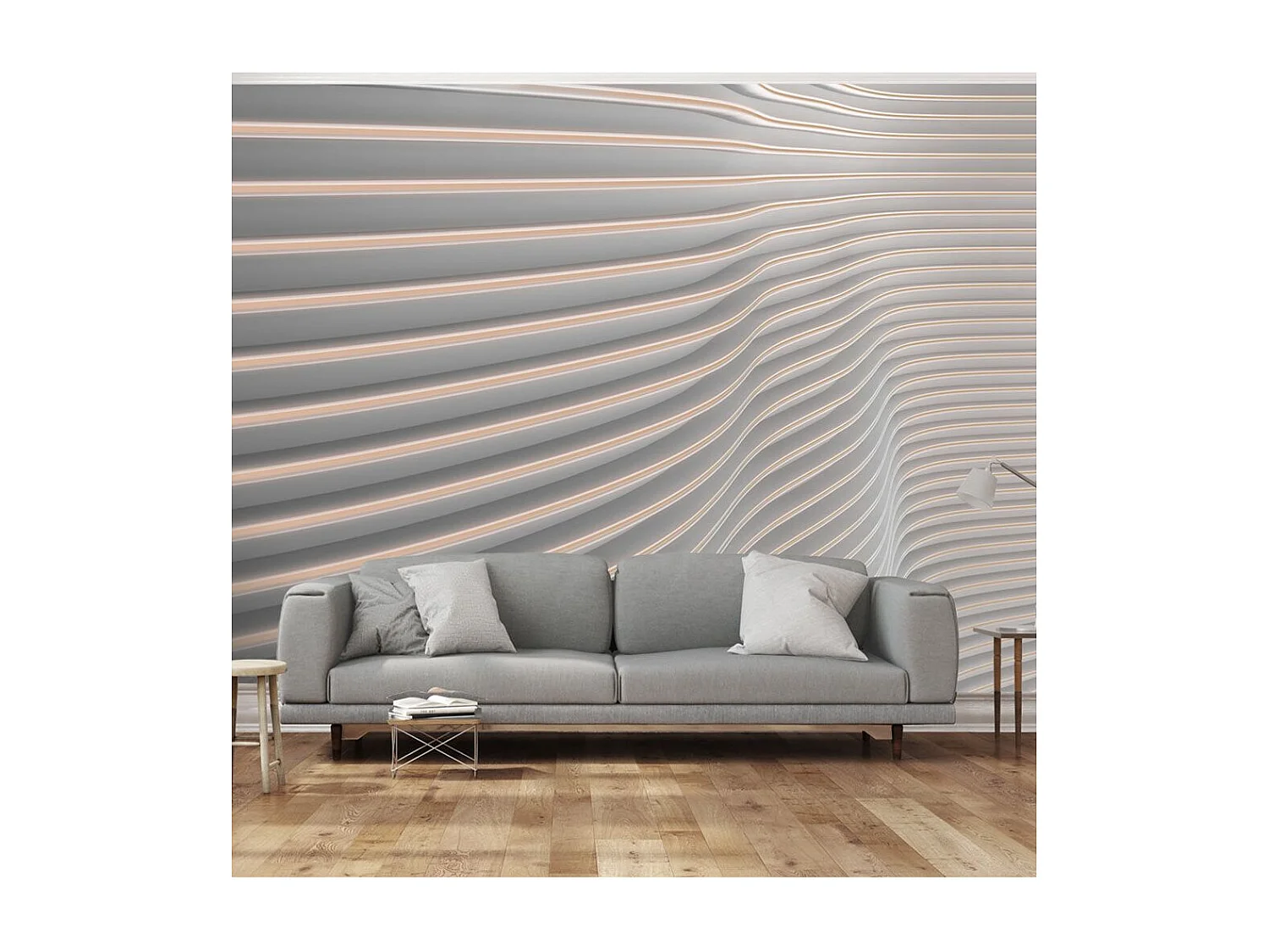 Papier Peint "Cool Stripes" 105 x 150 cm