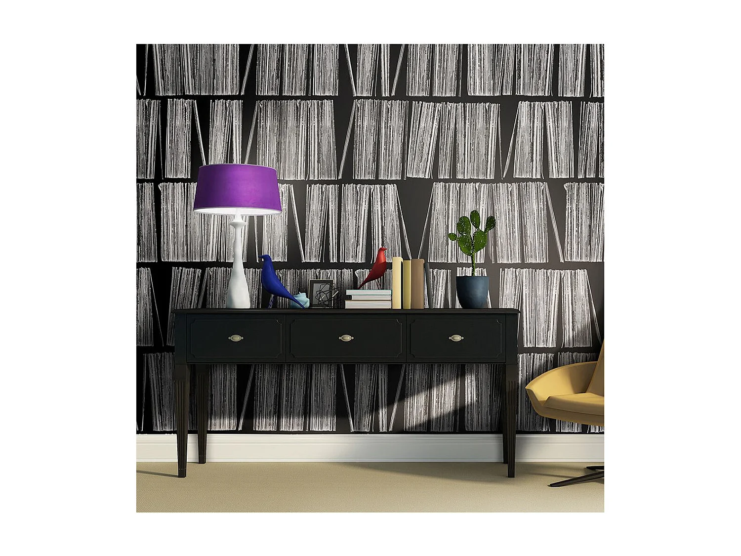 Papier Peint "Home Library" 193 x 250 cm