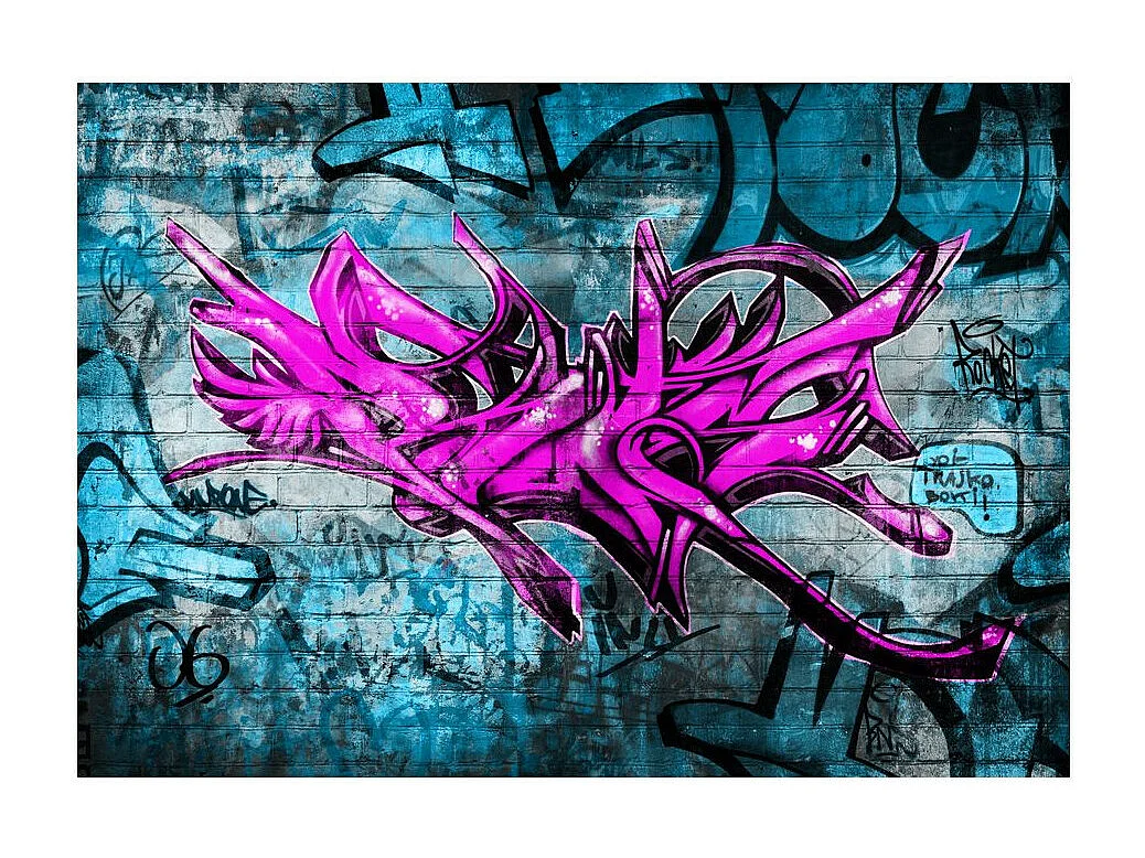 Papier Peint "Anonymous Graffiti" 70 x 100 cm