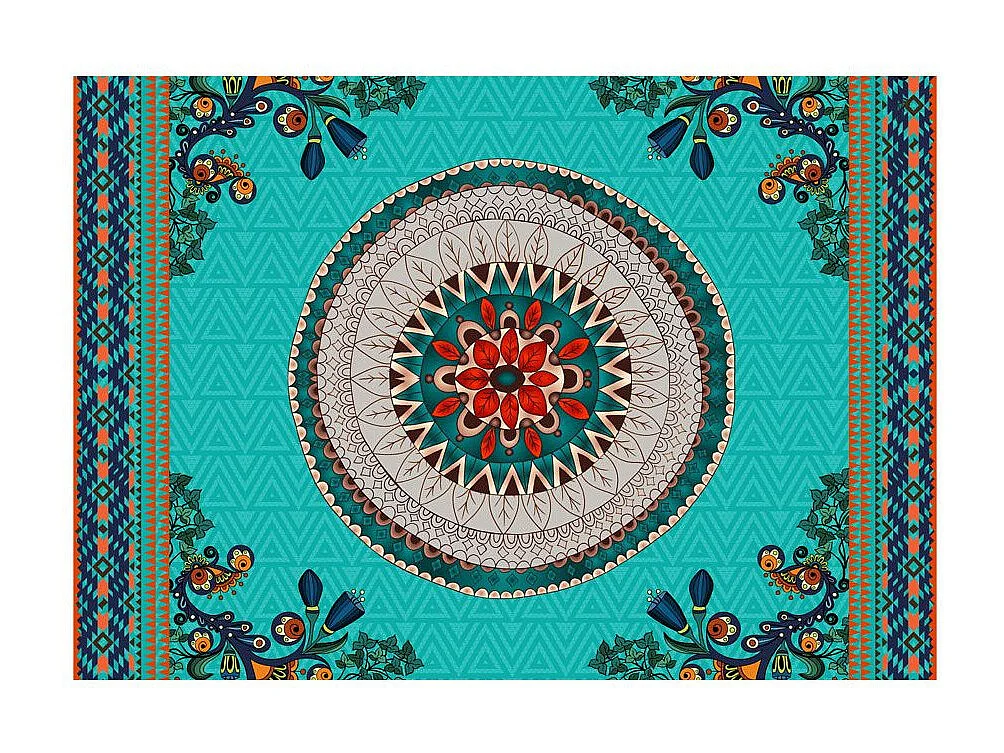 Papier Peint "Folk Inspiration" 140 x 200 cm