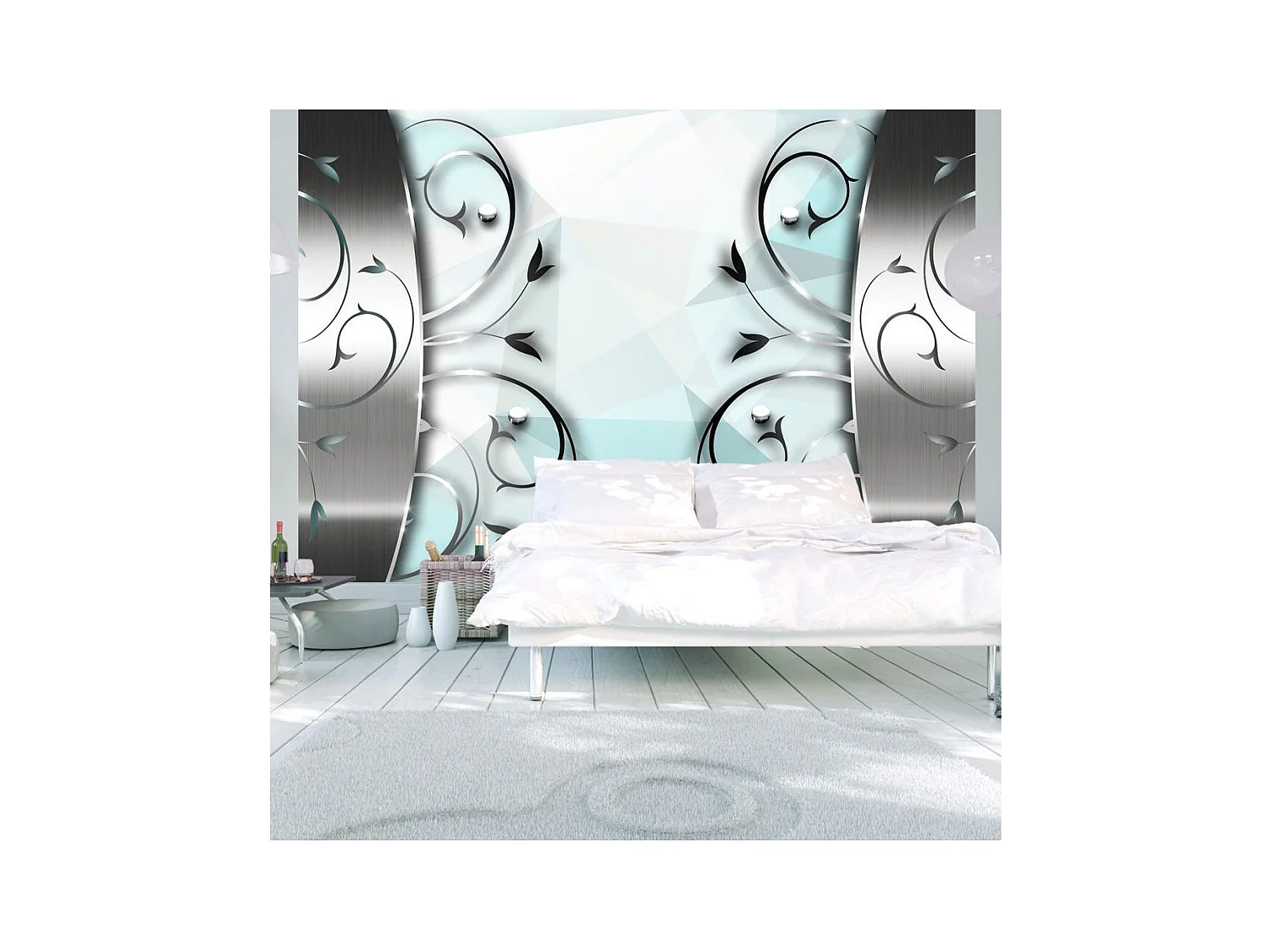 Papier Peint "Silver Gate" 175 x 250 cm