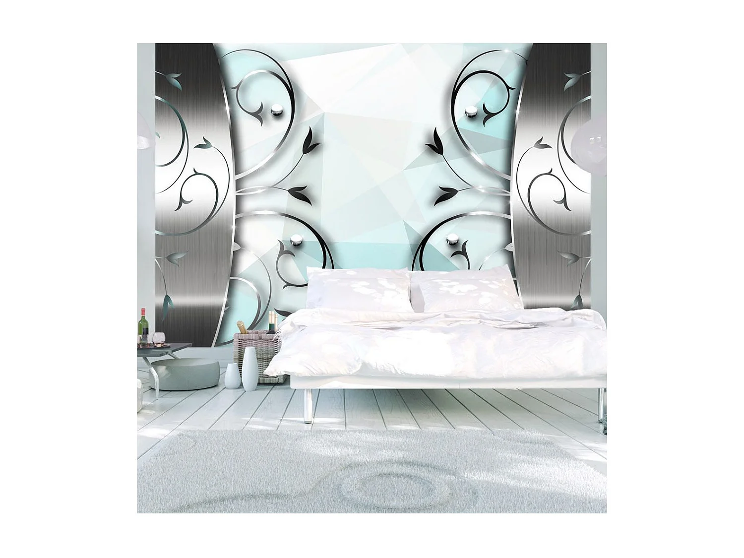 Papier Peint "Silver Gate" 175 x 250 cm