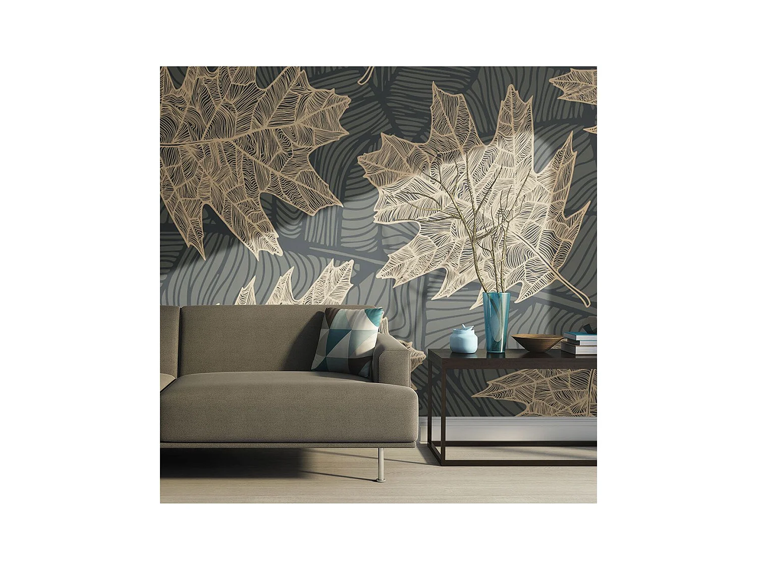 Papier Peint "Éclats D'automne" 154 x 200 cm