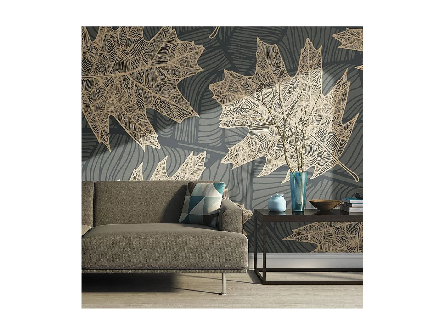 Papier Peint "Éclats D'automne" 154 x 200 cm