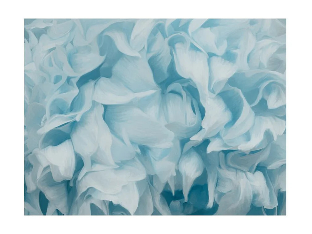 Papier Peint "Azalée Bleu" 154 x 200 cm