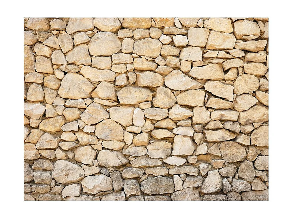 Papier Peint "Trompe l'oeil Pierre" 270 x 350 cm