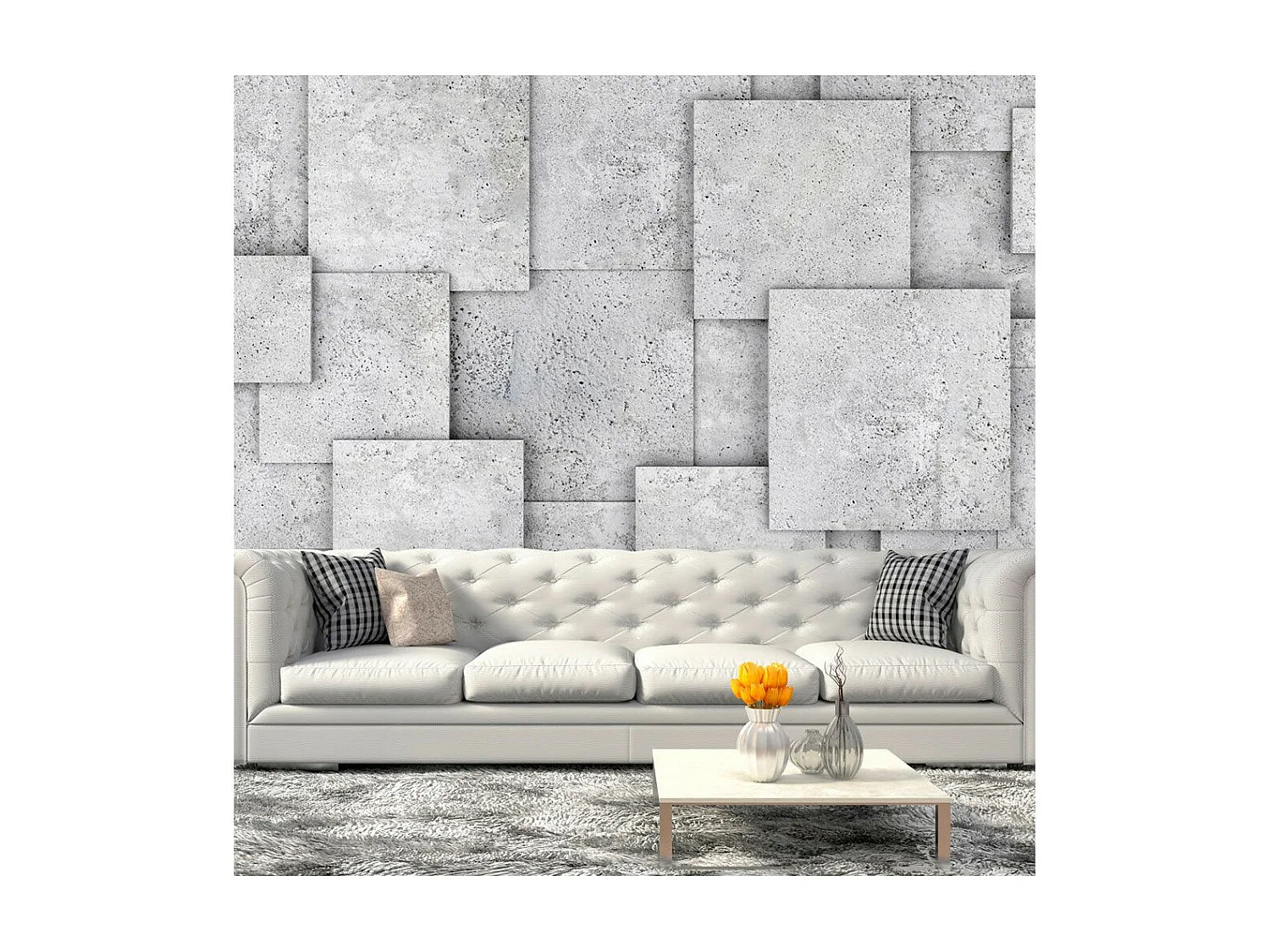 Papier Peint "Concrete Abyss" 245 x 350 cm