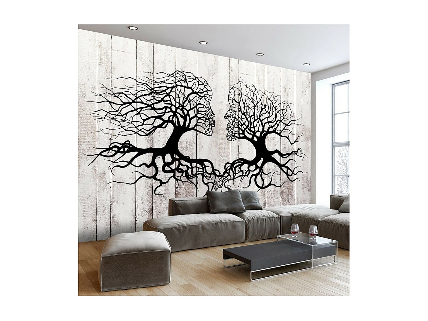Papier Peint "A Kiss of a Trees" 175 x 250 cm
