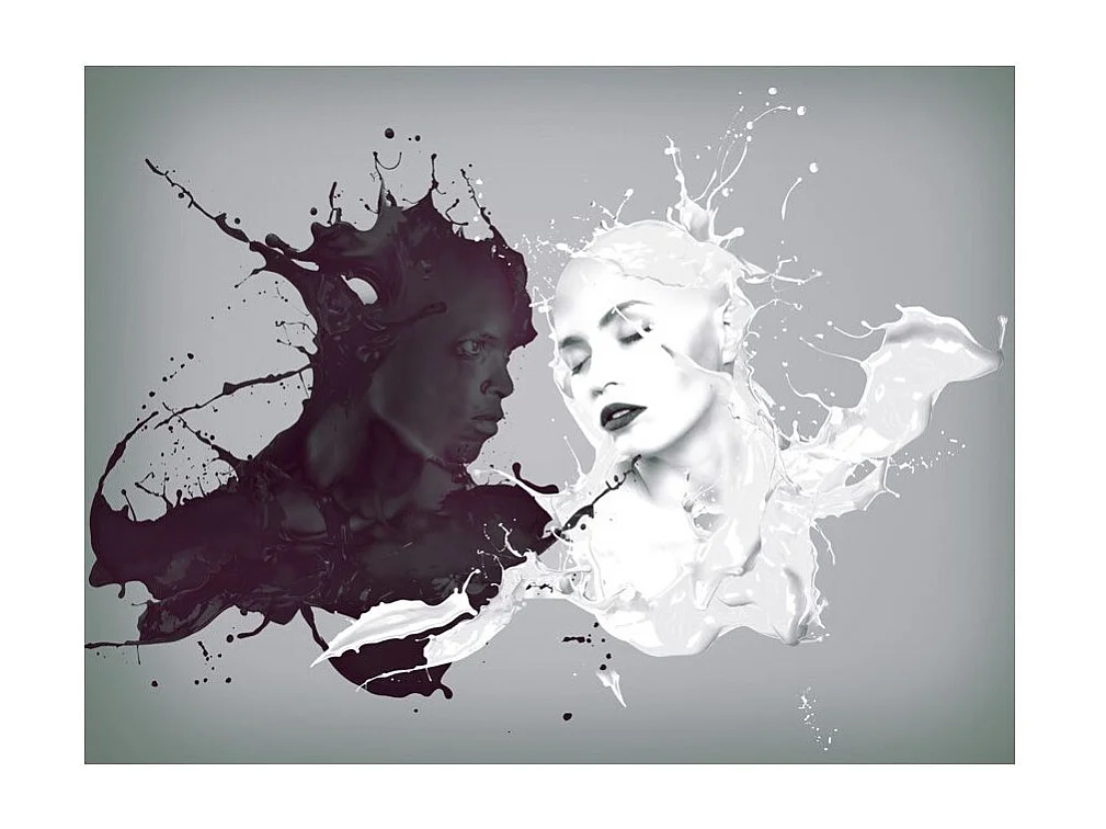 Papier Peint "Les Opposés S'attirent" 154 x 200 cm