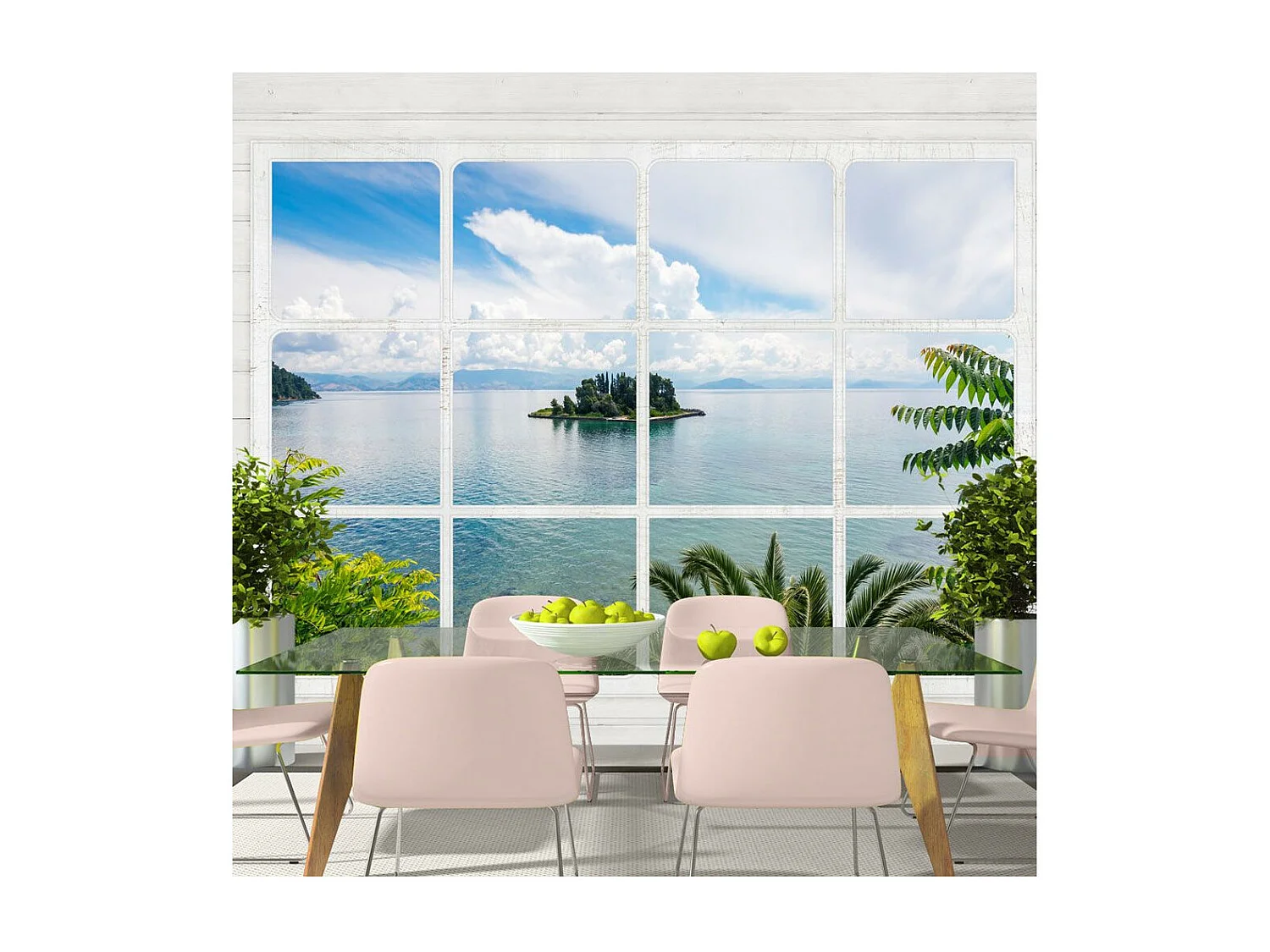 Papier Peint "Desert Island" 70 x 100 cm