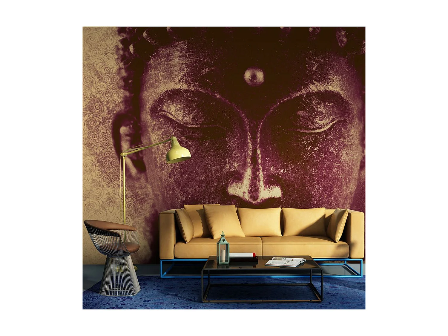 Papier Peint "Buddha en Méditation" 193 x 250 cm