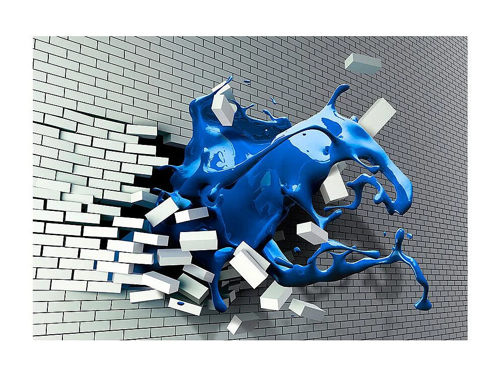 Papier Peint "Muse de Sapphire" 140 x 200 cm