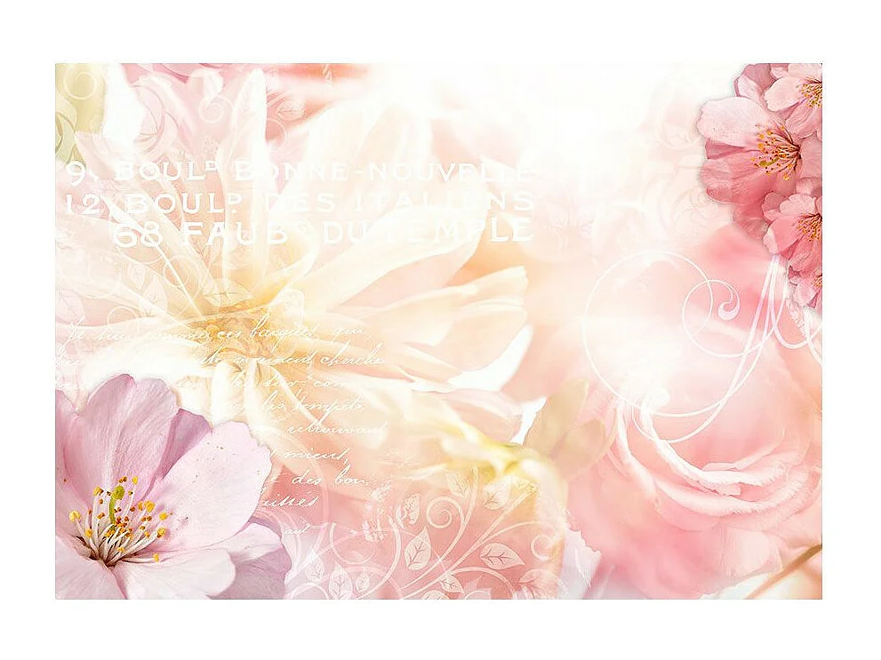 Papier Peint "Romantic Message" 105 x 150 cm