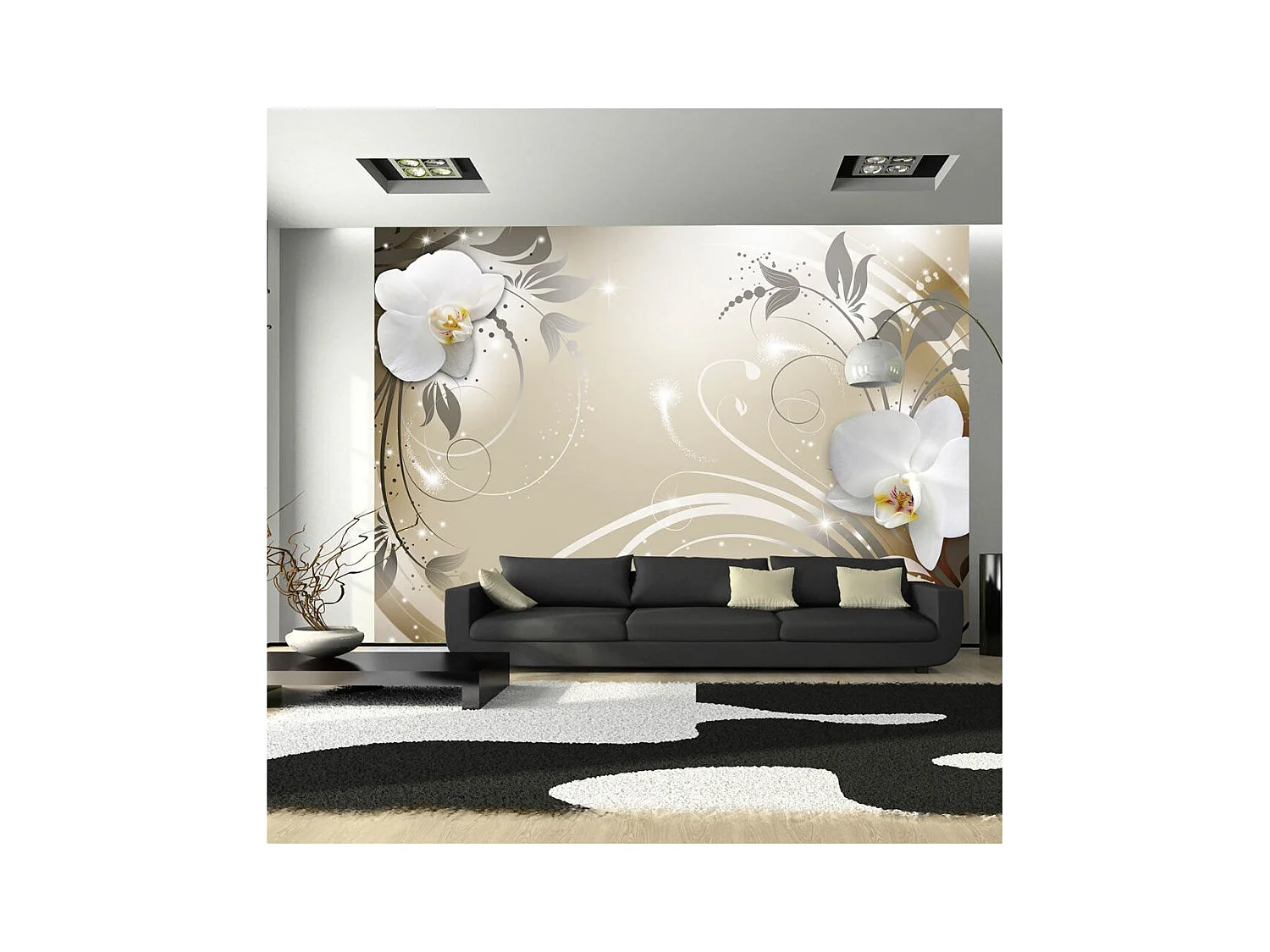 Papier Peint "Gold Dance" 105 x 150 cm