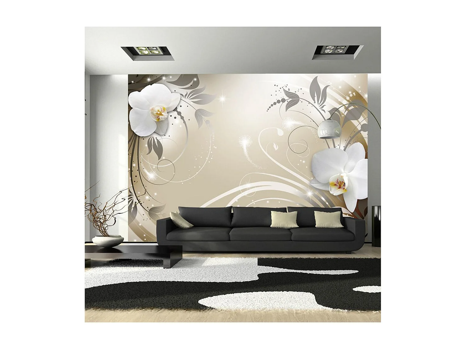 Papier Peint "Gold Dance" 105 x 150 cm