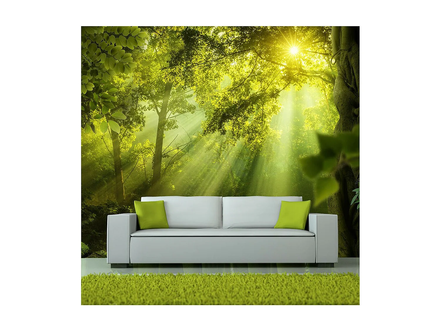 Papier Peint "In a Secret Forest" 175 x 250 cm