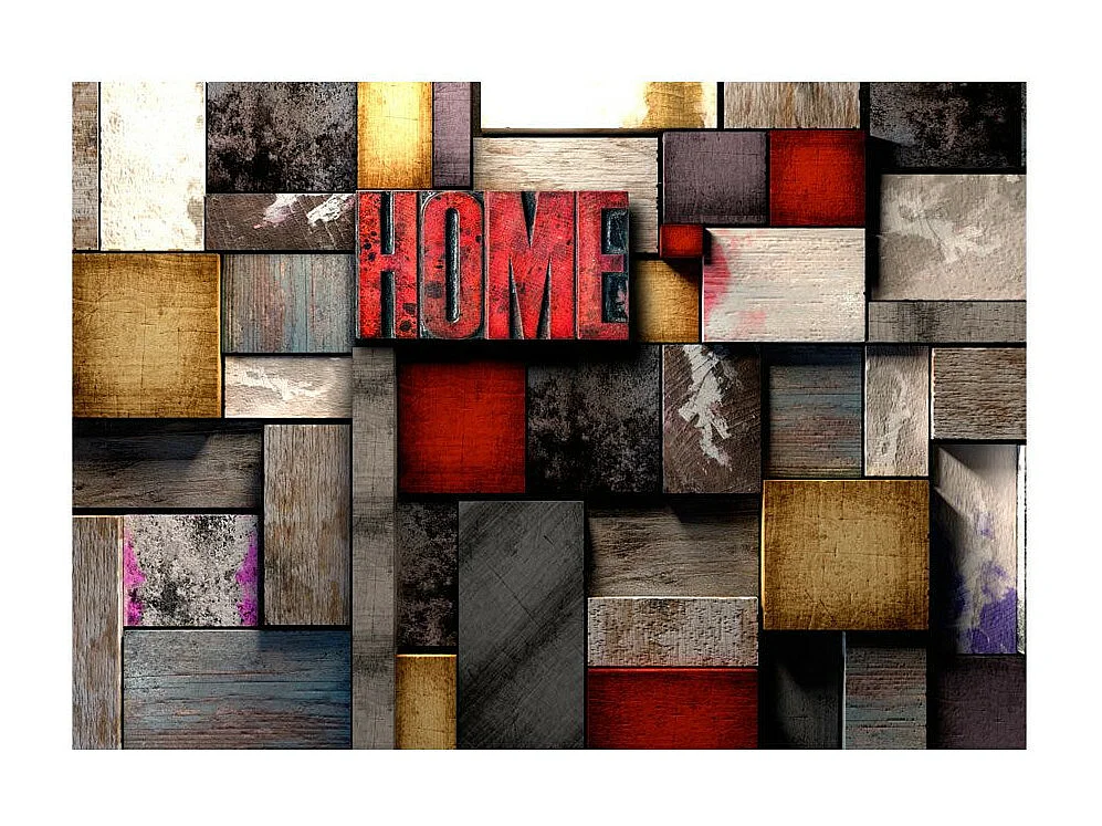 Papier Peint "Colorful Home" 245 x 350 cm