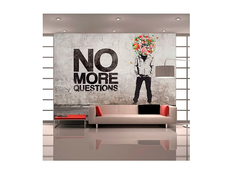 Papier Peint "No More Questions" 210 x 300 cm