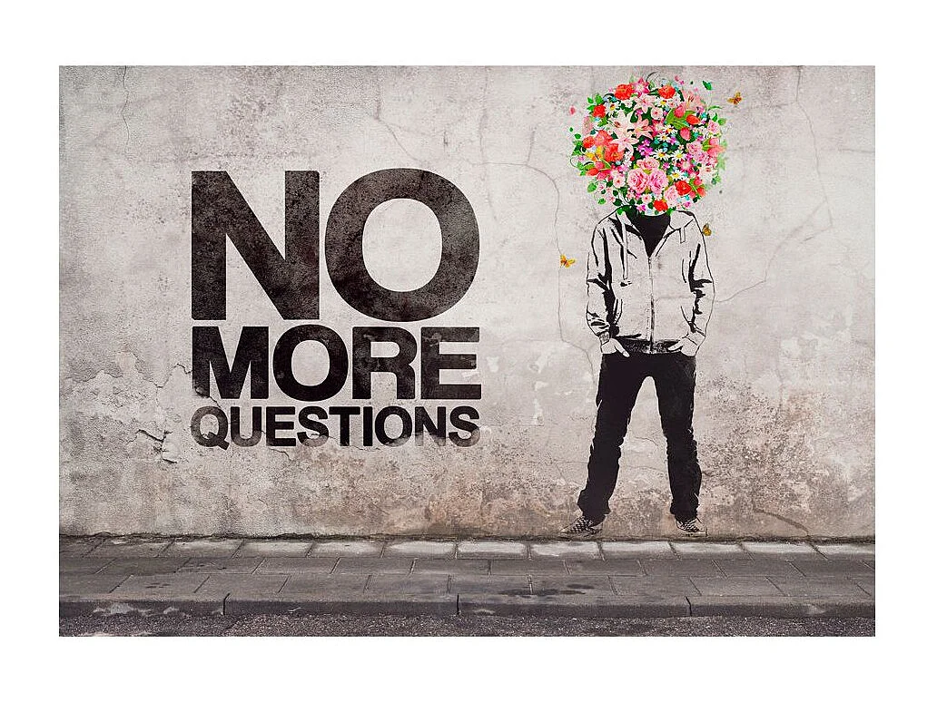 Papier Peint "No More Questions" 210 x 300 cm