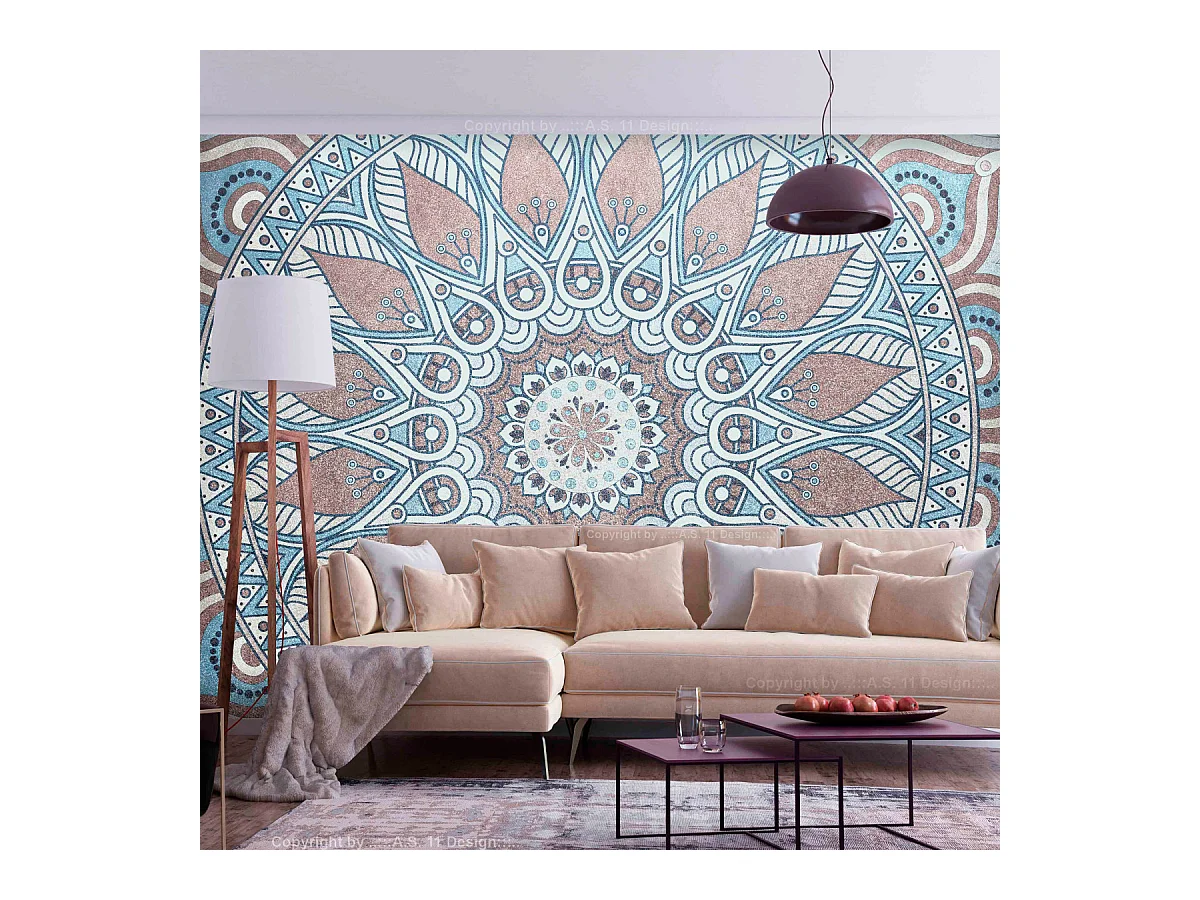 Papier Peint "Oriental Circle" 210 x 300 cm