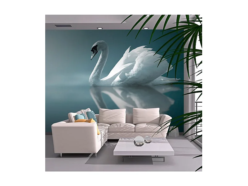 Papier Peint "Cygne Blanc" 154 x 200 cm