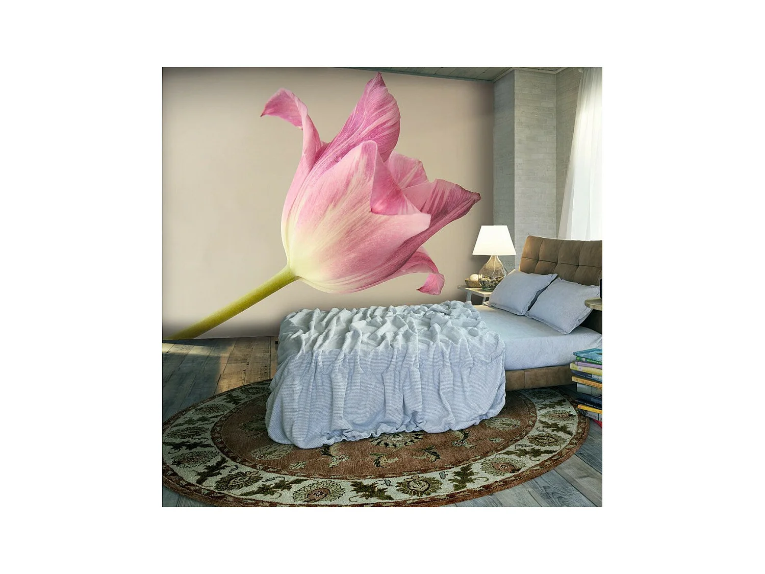 Papier Peint "Pink Tulip" 270 x 350 cm